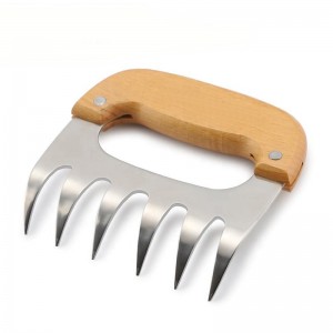 Hot Sell hit resistent slitstarkt rostfritt stål 304 Köttklor BBQ Tillbehör Kött Shredder Claws